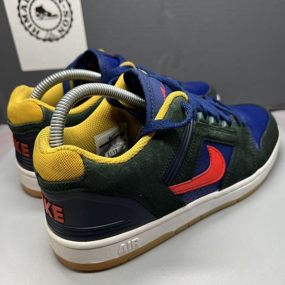Sample Nike SB Air Force 2 Low Rugby AO0300-364 Men Size 7 Preowned RARE main image 7